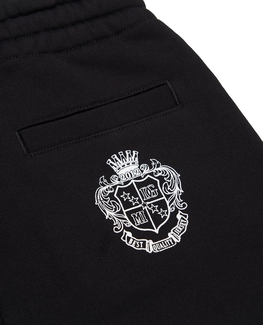 Дитячі спортивні штани (костюм) Dolce&Gabbana Kids L4JPLE-G7PTH-S, чорний колір • Купити в інтернет-магазині Kameron