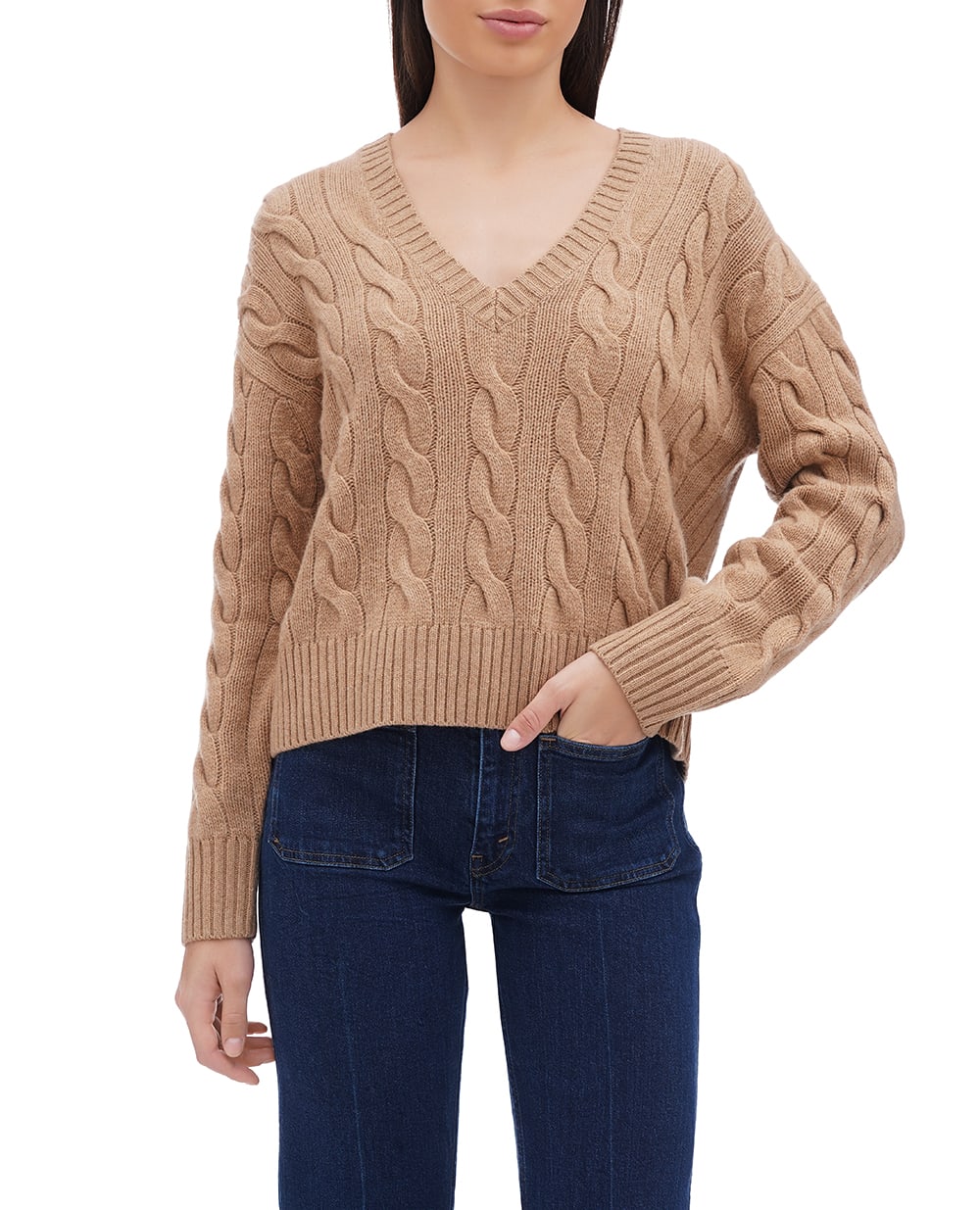 Свитер Polo Ralph Lauren 211941579001, бежевый цвет • Купить в интернет-магазине Kameron