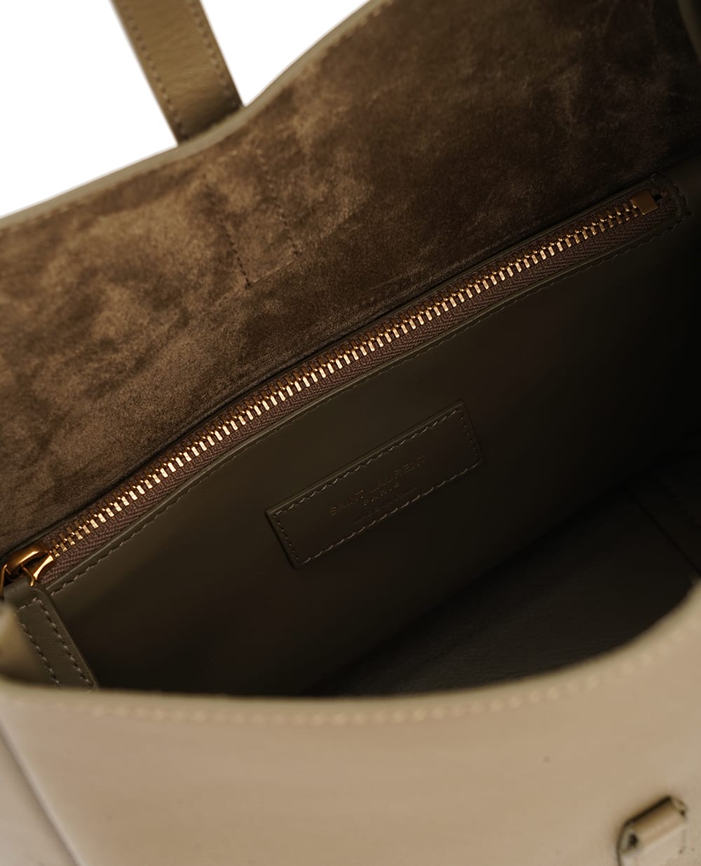 Кожаная сумка Le 5 À 7 Small Saint Laurent 713938-AAAUQ, зеленый цвет • Купить в интернет-магазине Kameron