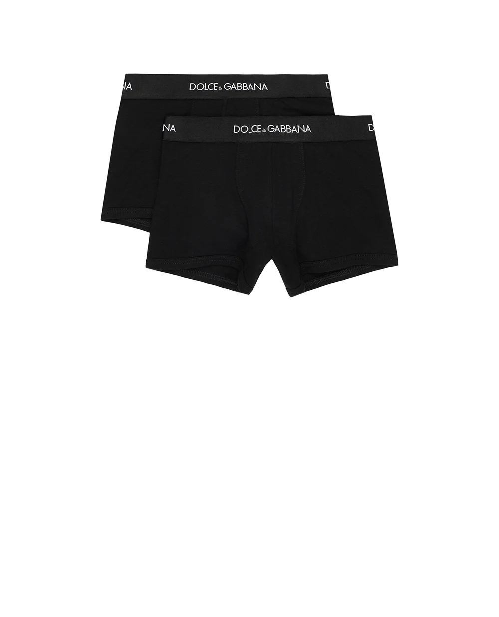 Детские боксеры (2шт.) Dolce&Gabbana Kids L4J701-ON00G, черный цвет • Купить в интернет-магазине Kameron