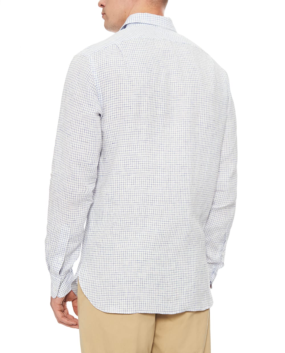 Рубашка из льна Ralph Lauren Purple Label 791964448001, синий цвет • Купить в интернет-магазине Kameron