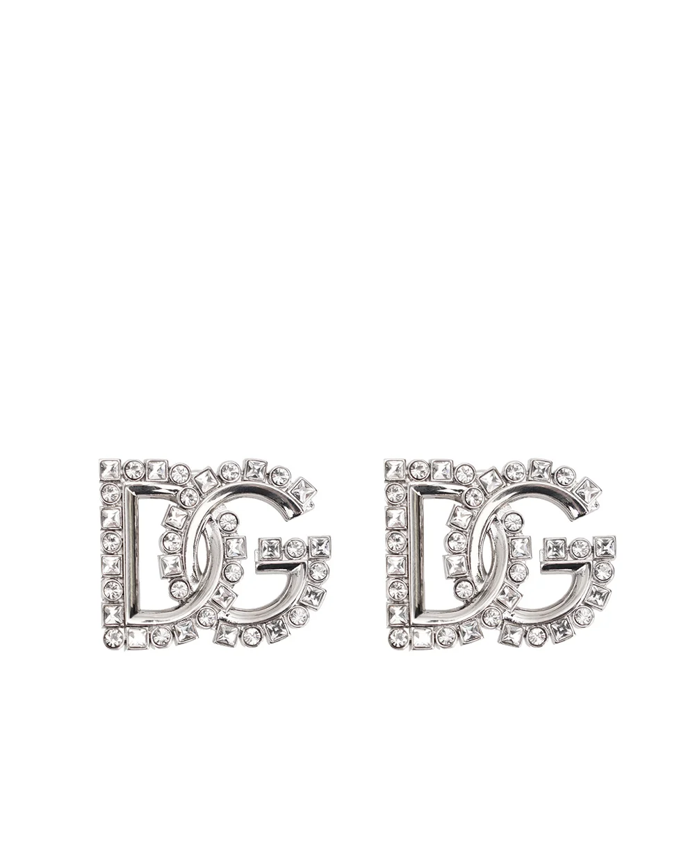 Серьги DG Logo Dolce&Gabbana WER2L4-W1111, серебряный цвет • Купить в интернет-магазине Kameron