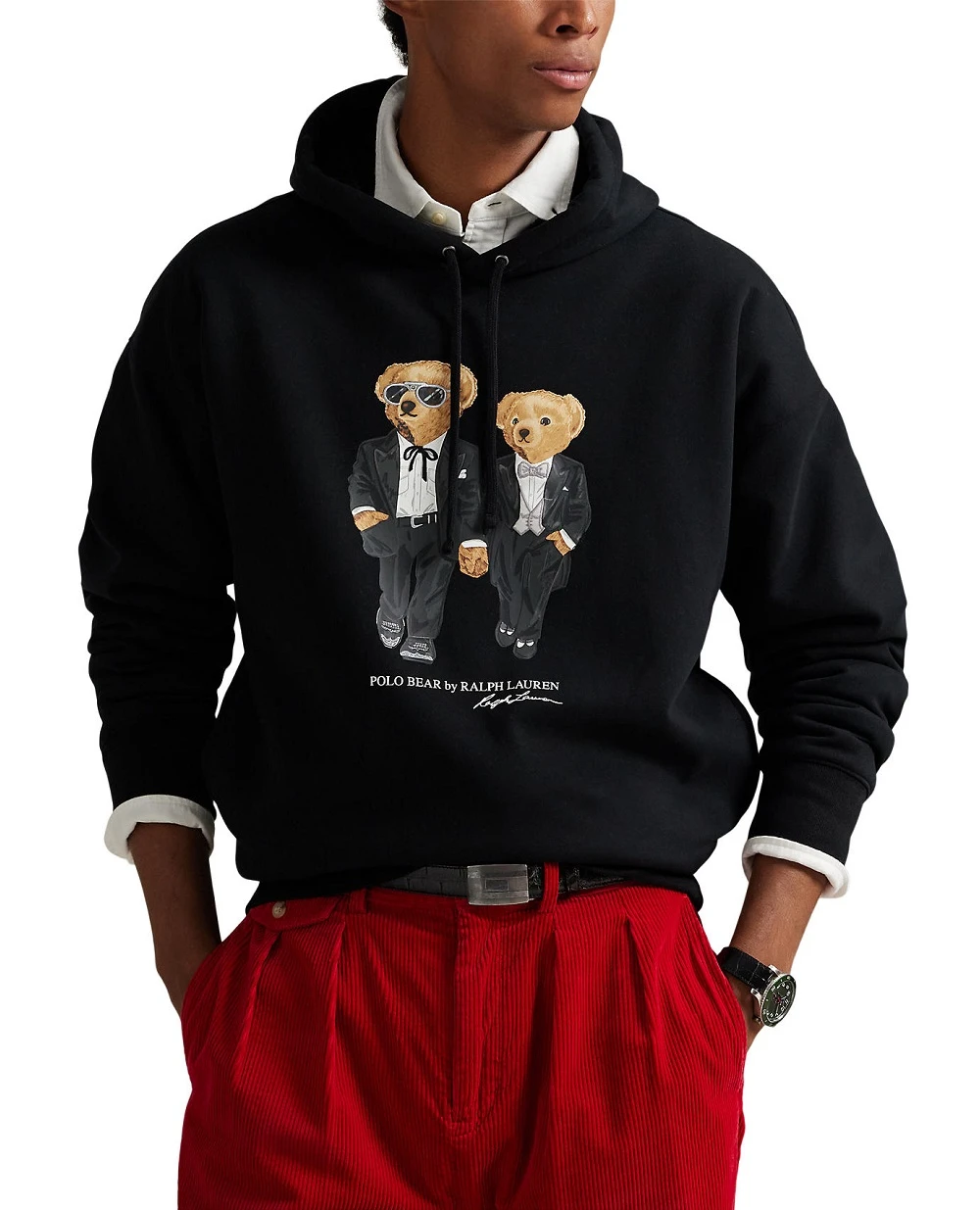 Худи от Ralph & Ricky Polo Ralph Lauren 710981802001, черный цвет • Купить в интернет-магазине Kameron