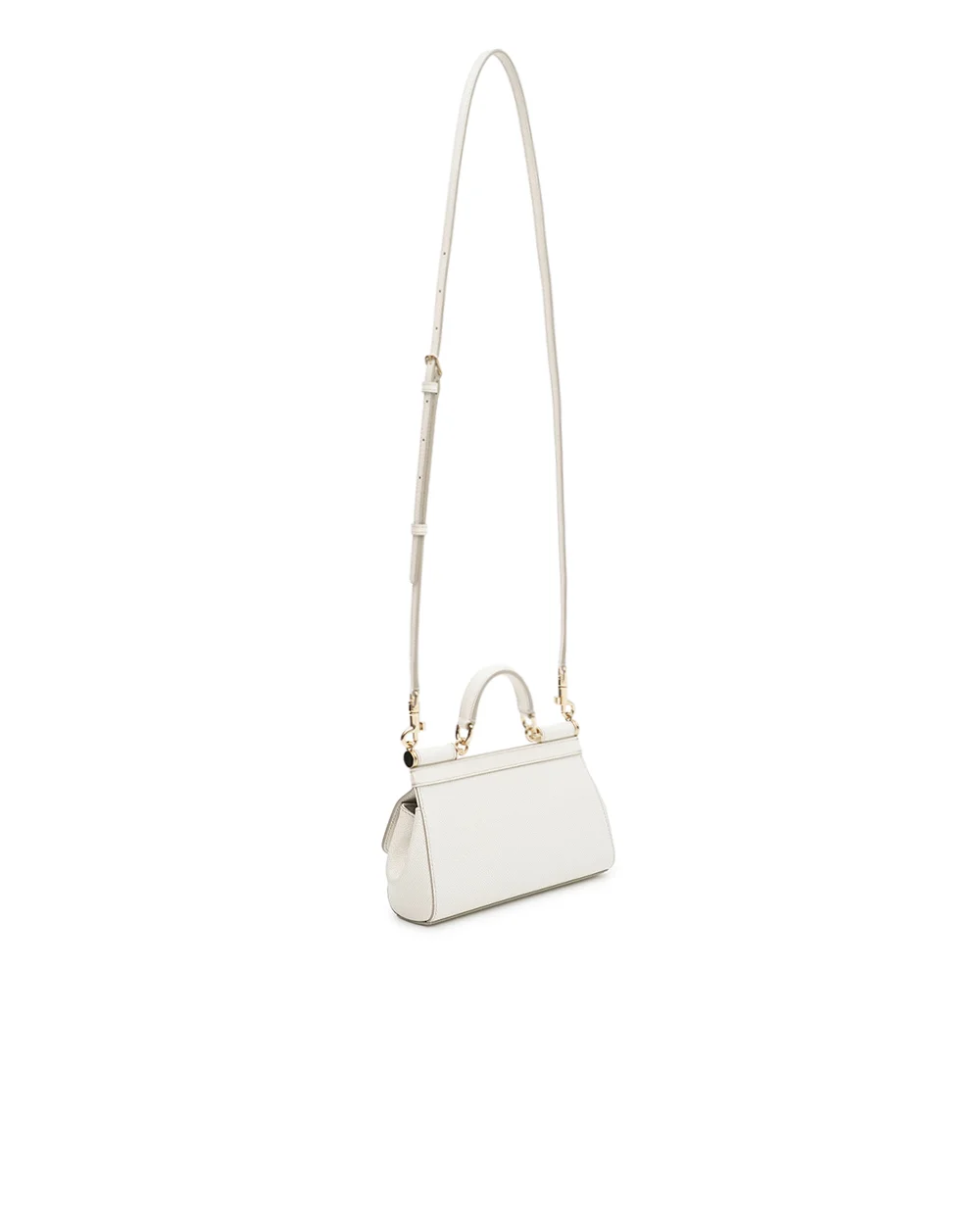Сумка Sicily Small из телячьей кожи Dolce&Gabbana BB7116-B1001, белый цвет • Купить в интернет-магазине Kameron