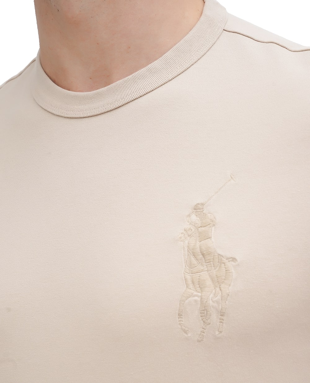 Футболка Polo Ralph Lauren 710936509007, бежевый цвет • Купить в интернет-магазине Kameron
