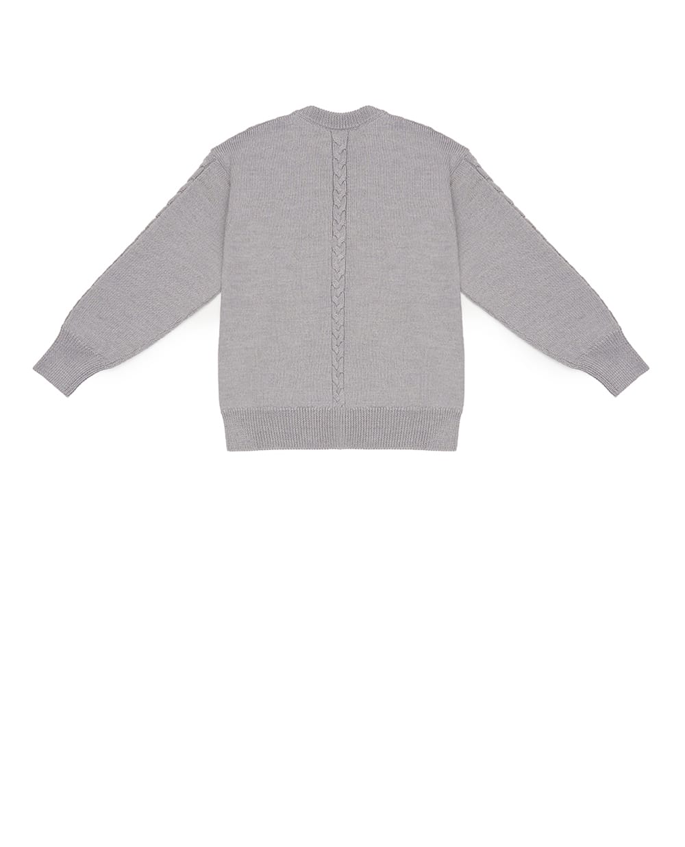 Дитячий кардиган із вовни Dolce&Gabbana Kids L5KWNB-JDVGX-B, сірий колір • Купити в інтернет-магазині Kameron