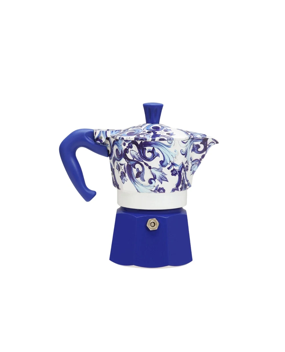 Гейзерная Кофеварка Moka Express Bialetti Dolce&Gabbana TCCE14-TCAEF, синий цвет • Купить в интернет-магазине Kameron