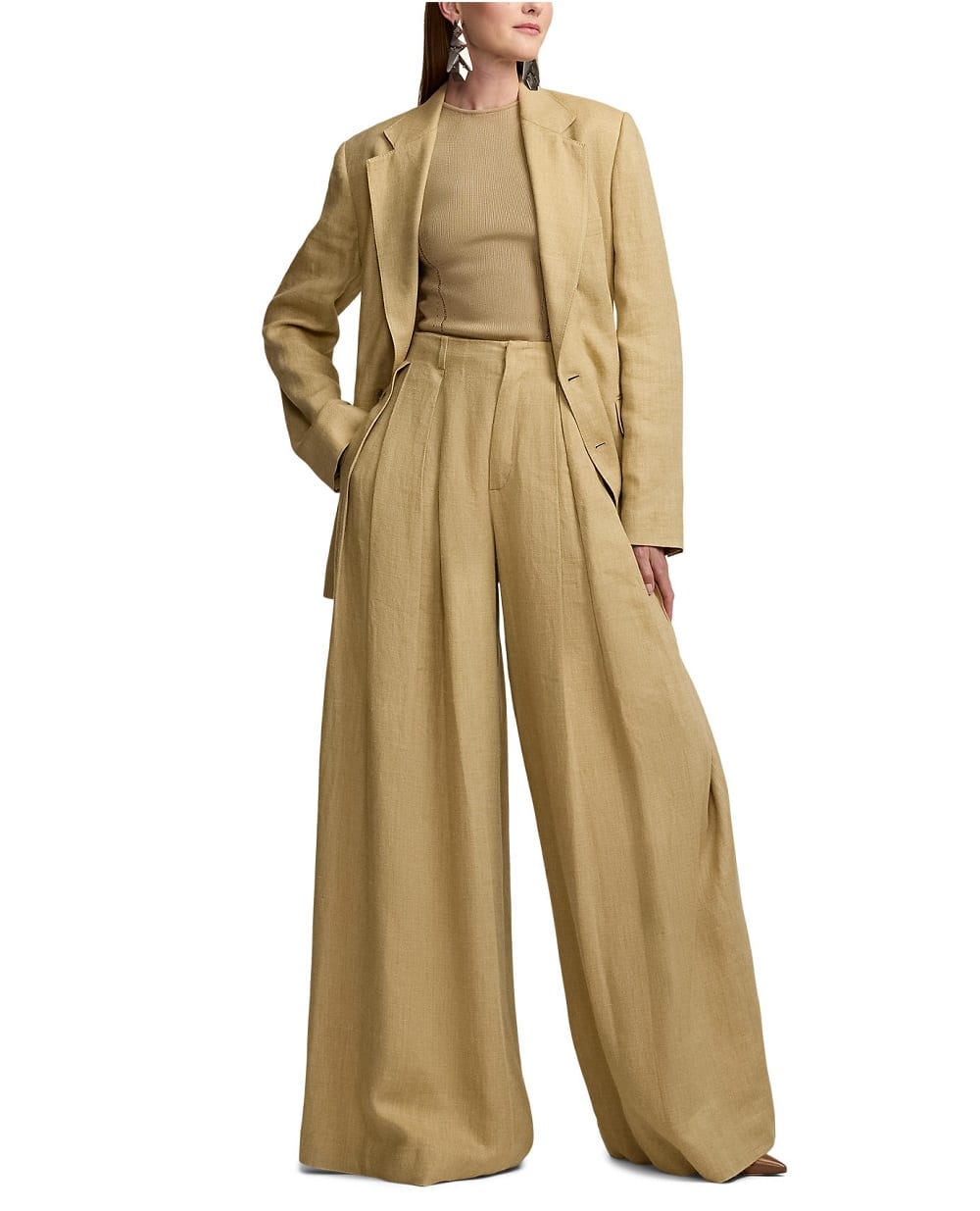 Жакет Ralph Lauren Collection 290967320001, бежевый цвет • Купить в интернет-магазине Kameron
