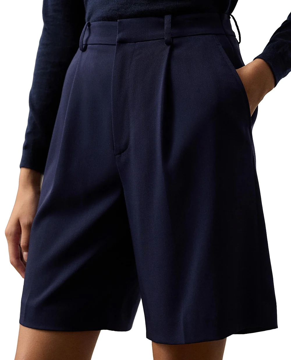 Шорты Minetta из шерсти Ralph Lauren Collection 290P10232002, синий цвет • Купить в интернет-магазине Kameron