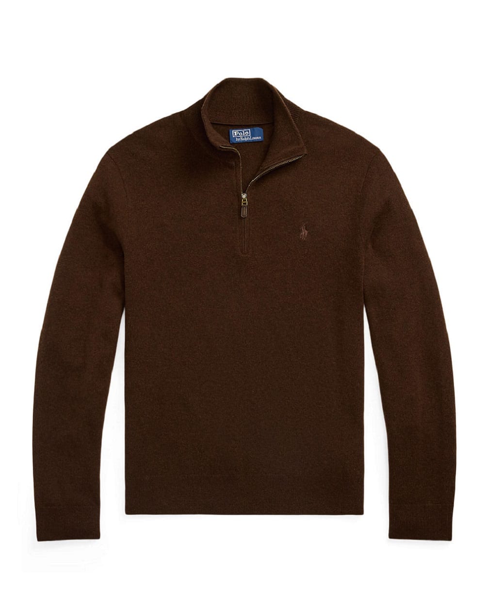 Свитер из шерсти Polo Ralph Lauren 710876756022, коричневый цвет • Купить в интернет-магазине Kameron