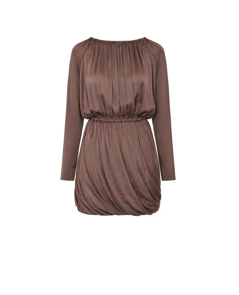 Сукня з відкритою спиною Saint Laurent 861317-Y6I66, коричневий колір • Купити в інтернет-магазині Kameron