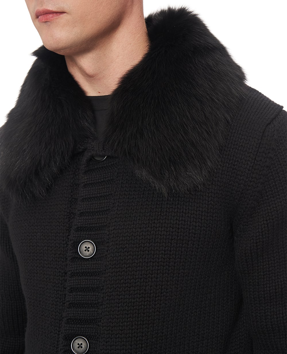 Куртка из шерсти Dolce&Gabbana GXVD3Z-JDVBZ, черный цвет • Купить в интернет-магазине Kameron
