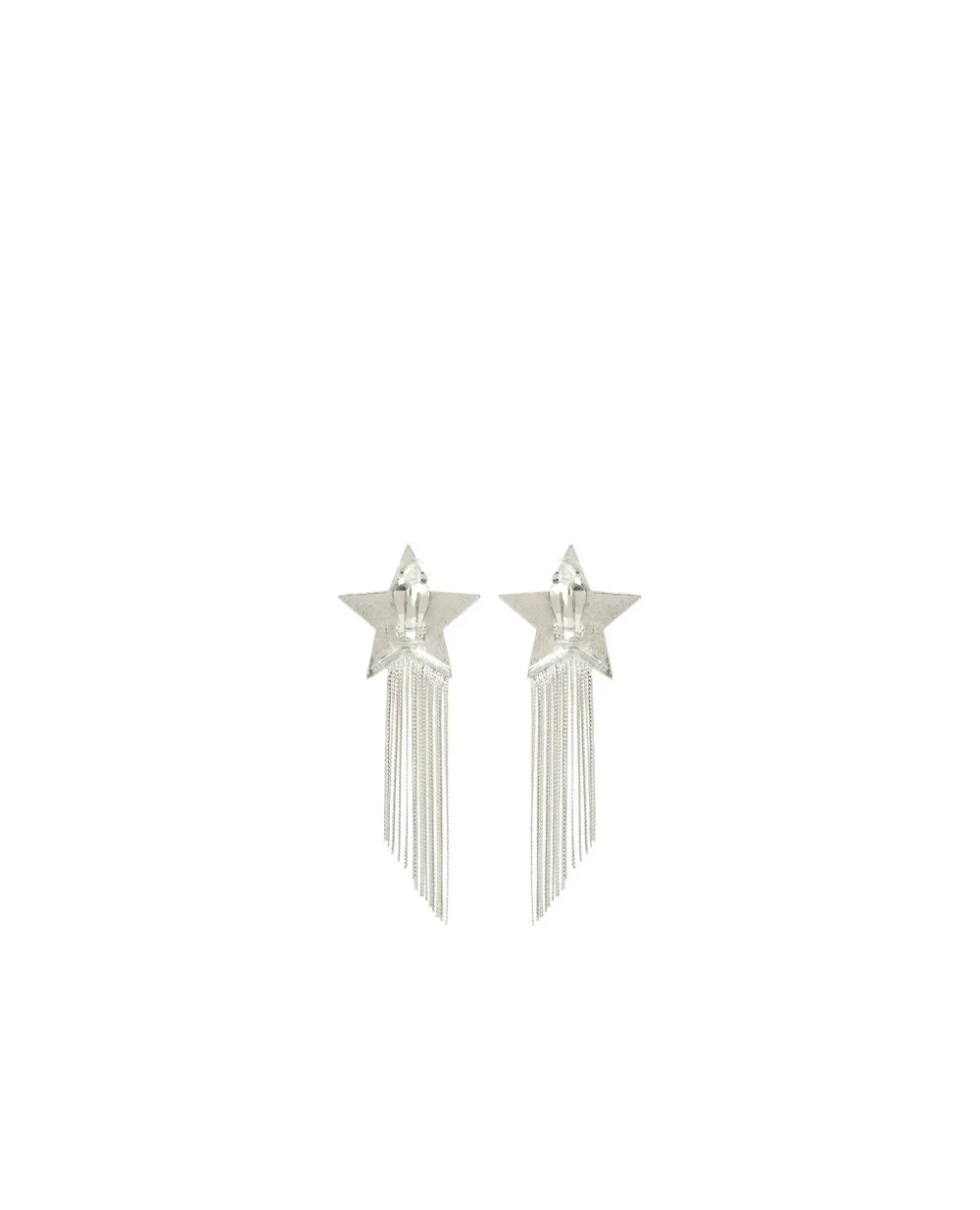Серьги Saint Laurent 556501-Y15ST-, серебряный цвет • Купить в интернет-магазине Kameron