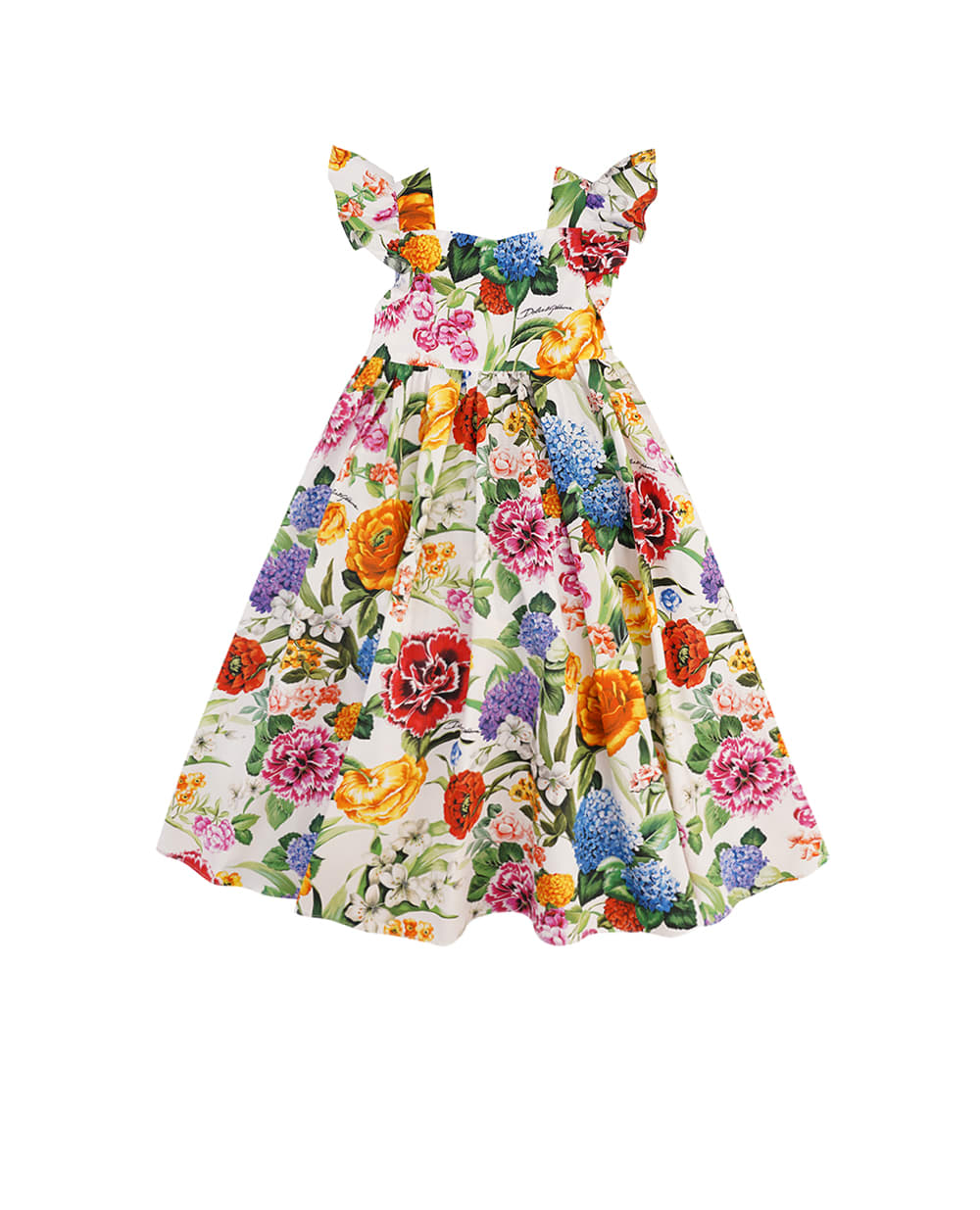Детское платье Dolce&Gabbana Kids L24DG1-HS5TC, разноцветный цвет • Купить в интернет-магазине Kameron