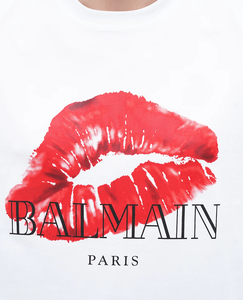 Футболка Balmain DH0EG010GE10, белый цвет • Купить в интернет-магазине Kameron
