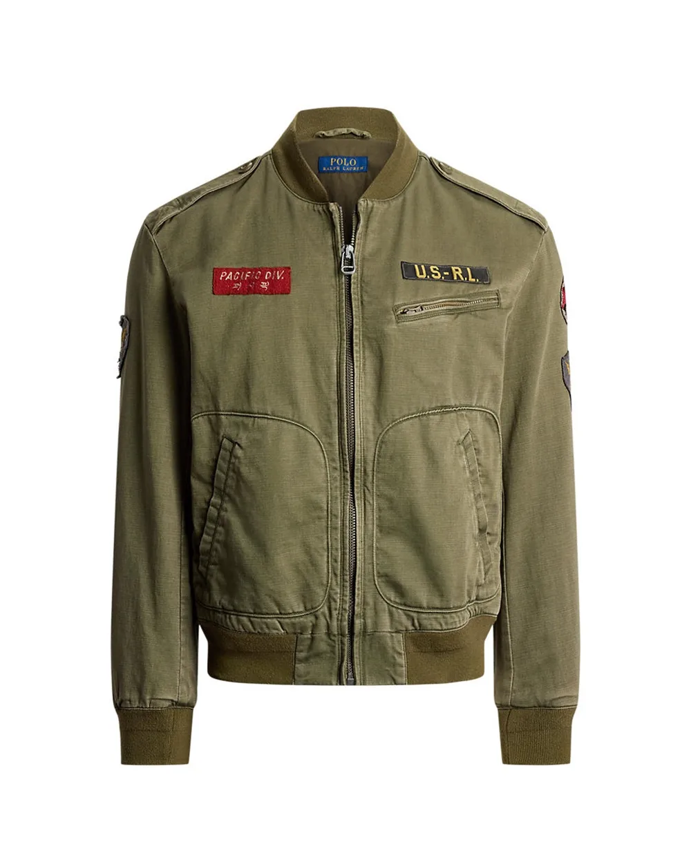 Бомбер Polo Ralph Lauren 710964566001, хаки цвет • Купить в интернет-магазине Kameron