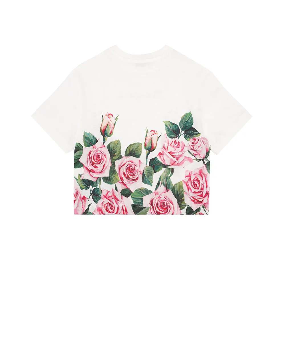 Детская футболка Dolce&Gabbana Kids L5JTNL-II7GI-S, белый цвет • Купить в интернет-магазине Kameron