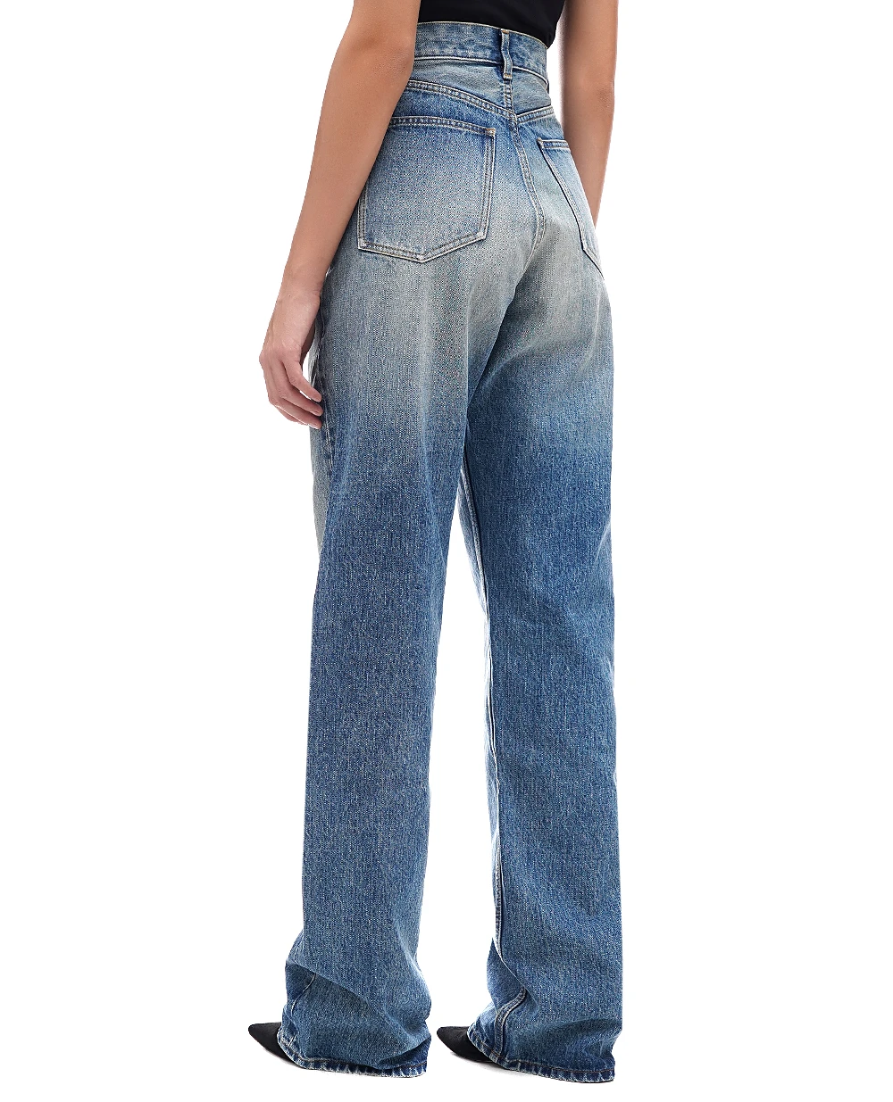 Джинси Saint Laurent 761453-Y11YD, блакитний колір • Купити в інтернет-магазині Kameron