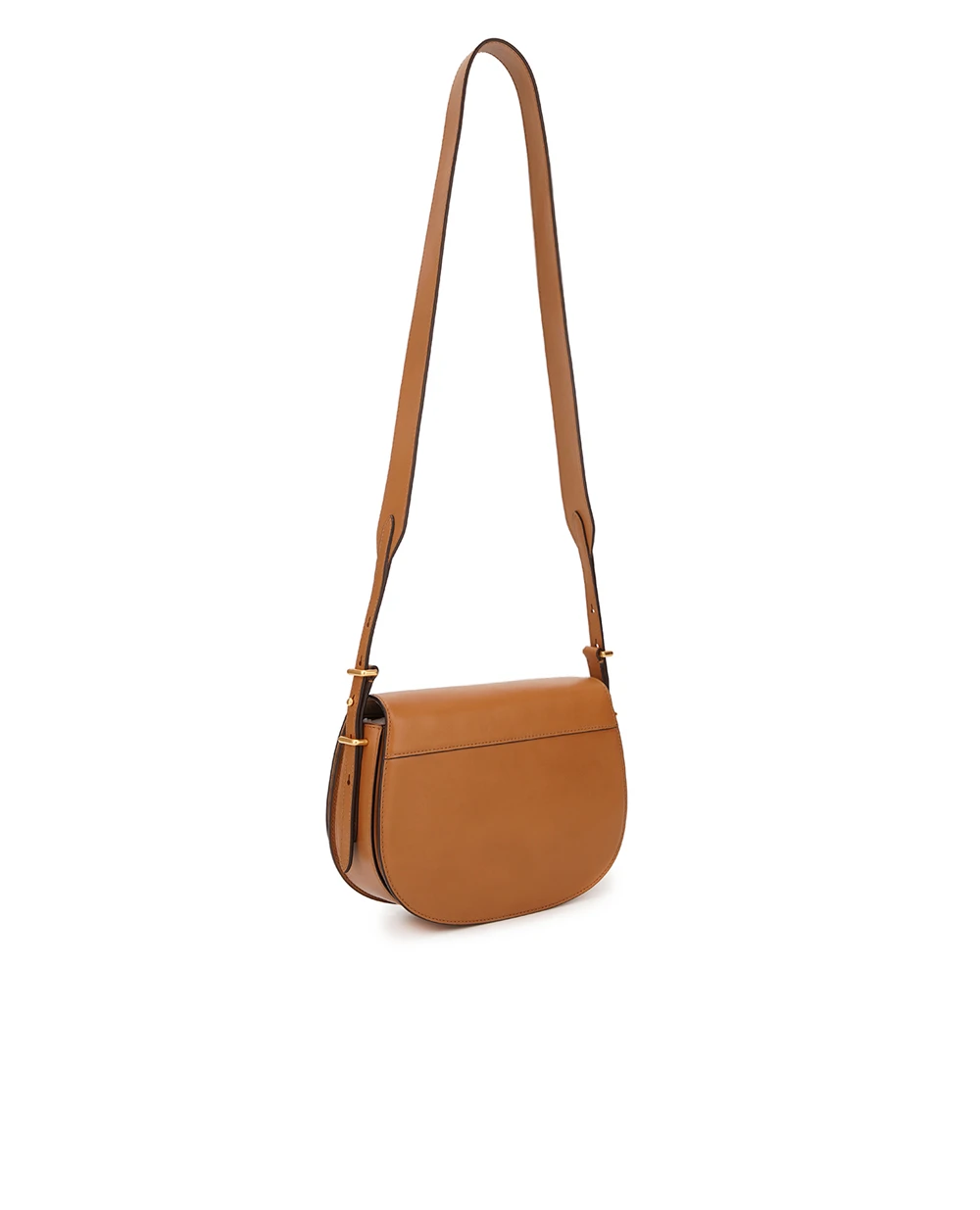 Кожаная сумка Saddle Polo Ralph Lauren 428928757003, коричневый цвет • Купить в интернет-магазине Kameron