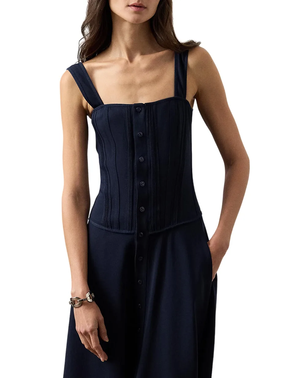 Платье Sophee Ralph Lauren Collection 290P10060001, темно-синий цвет • Купить в интернет-магазине Kameron