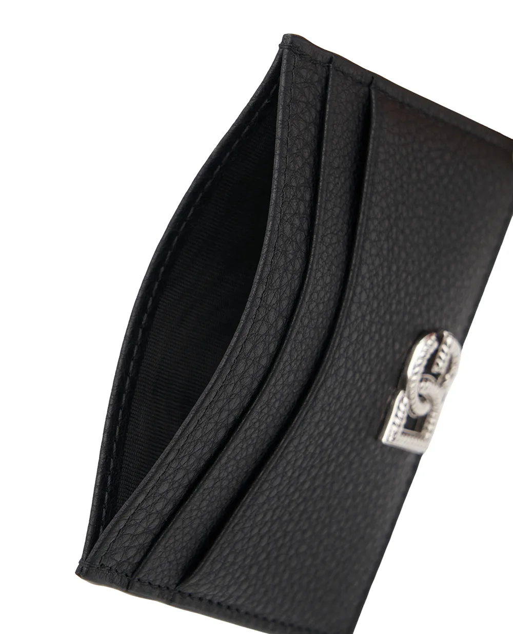 Візитниця з телячої шкіри з логотипом Dolce&Gabbana BP0330-A0370, чорний колір • Купити в інтернет-магазині Kameron
