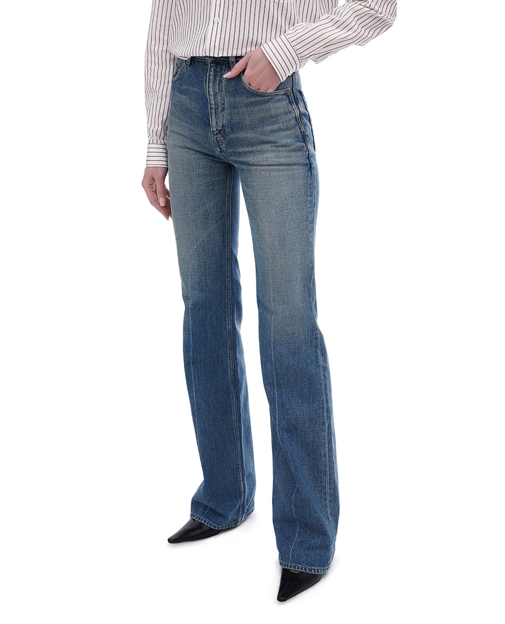 Джинсы Saint Laurent 823599-YI863, синий цвет • Купить в интернет-магазине Kameron