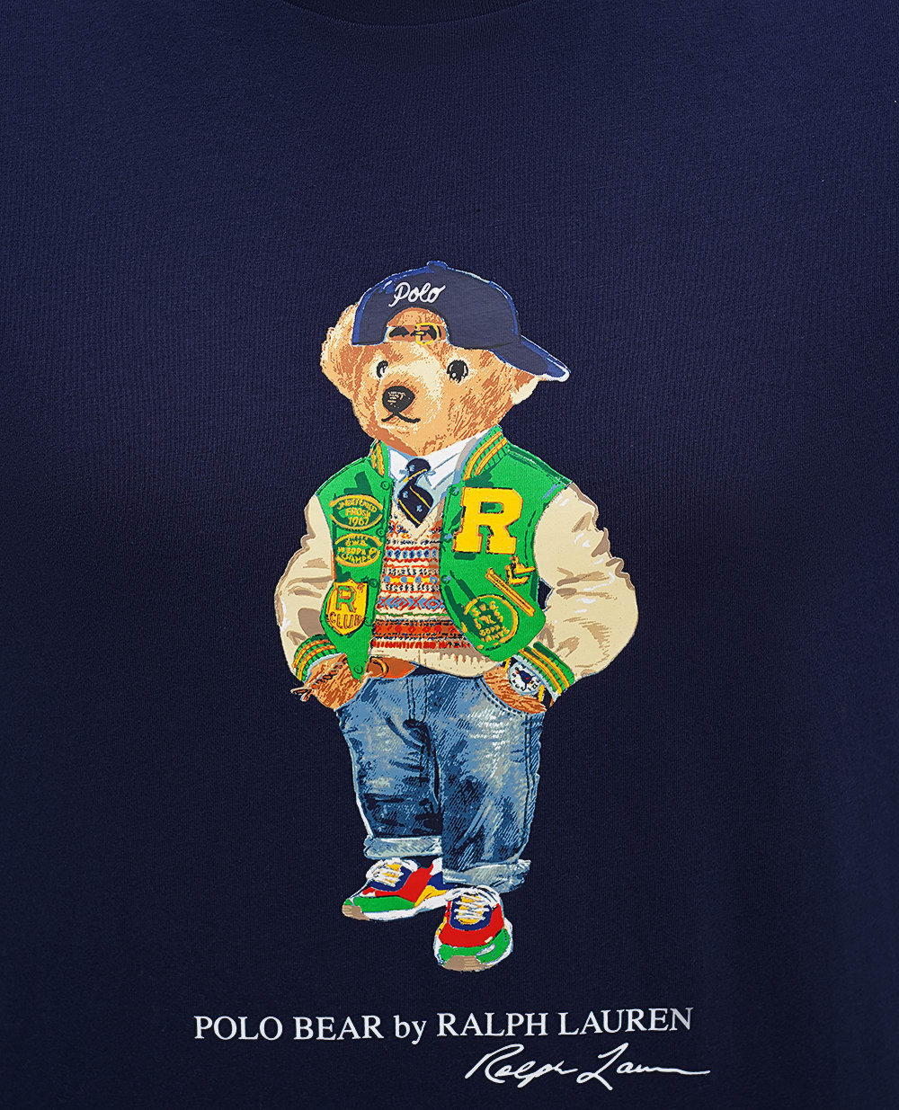 Футболка Polo Bear Polo Ralph Lauren 710854497039, темно-синий цвет • Купить в интернет-магазине Kameron