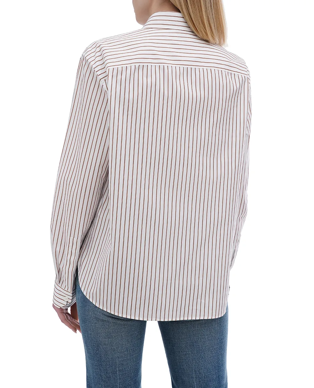 Рубашка Saint Laurent 823671-Y6E77, молочный цвет • Купить в интернет-магазине Kameron