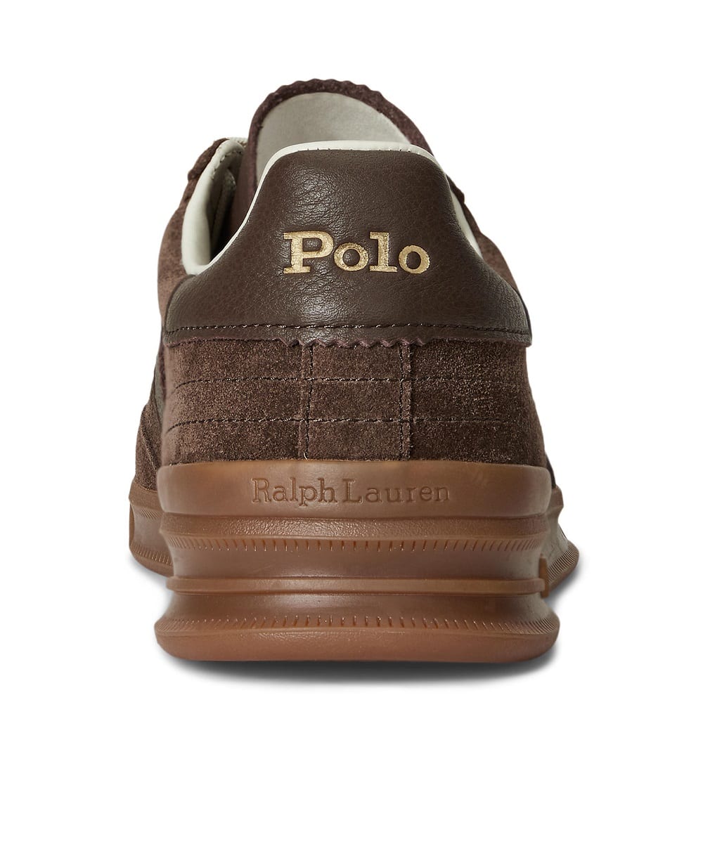 Кроссовки Heritage Aera из замши Polo Ralph Lauren 809973707001, коричневый цвет • Купить в интернет-магазине Kameron