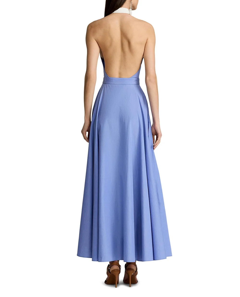 Платье Ralph Lauren Collection 290975211001, голубой цвет • Купить в интернет-магазине Kameron