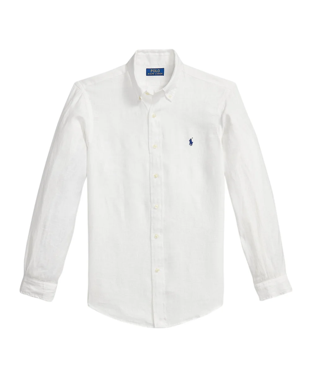 Рубашка из льна Polo Ralph Lauren 710966294506, белый цвет • Купить в интернет-магазине Kameron