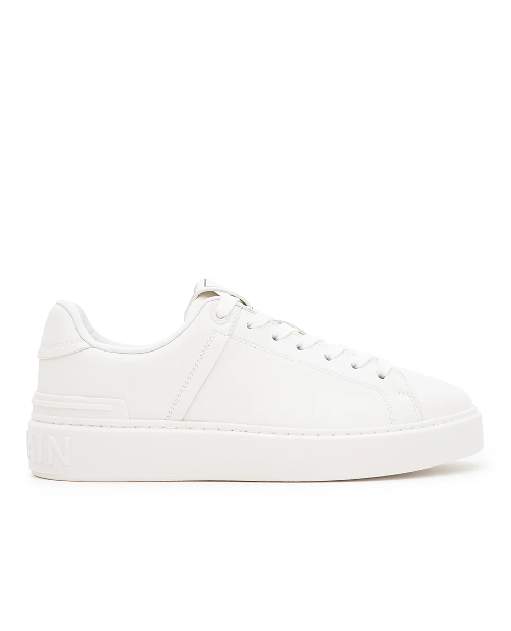 Кросівки B-Court із телячої шкіри Balmain GN1VI690LVTR, білий колір • Купити в інтернет-магазині Kameron