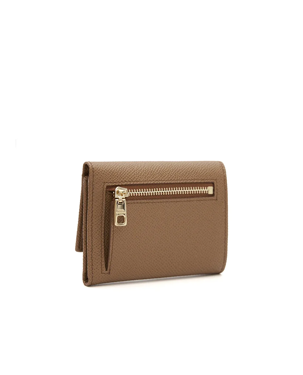Кошелек из телячьей кожи Dolce&Gabbana BI0770-A1001, коричневый цвет • Купить в интернет-магазине Kameron