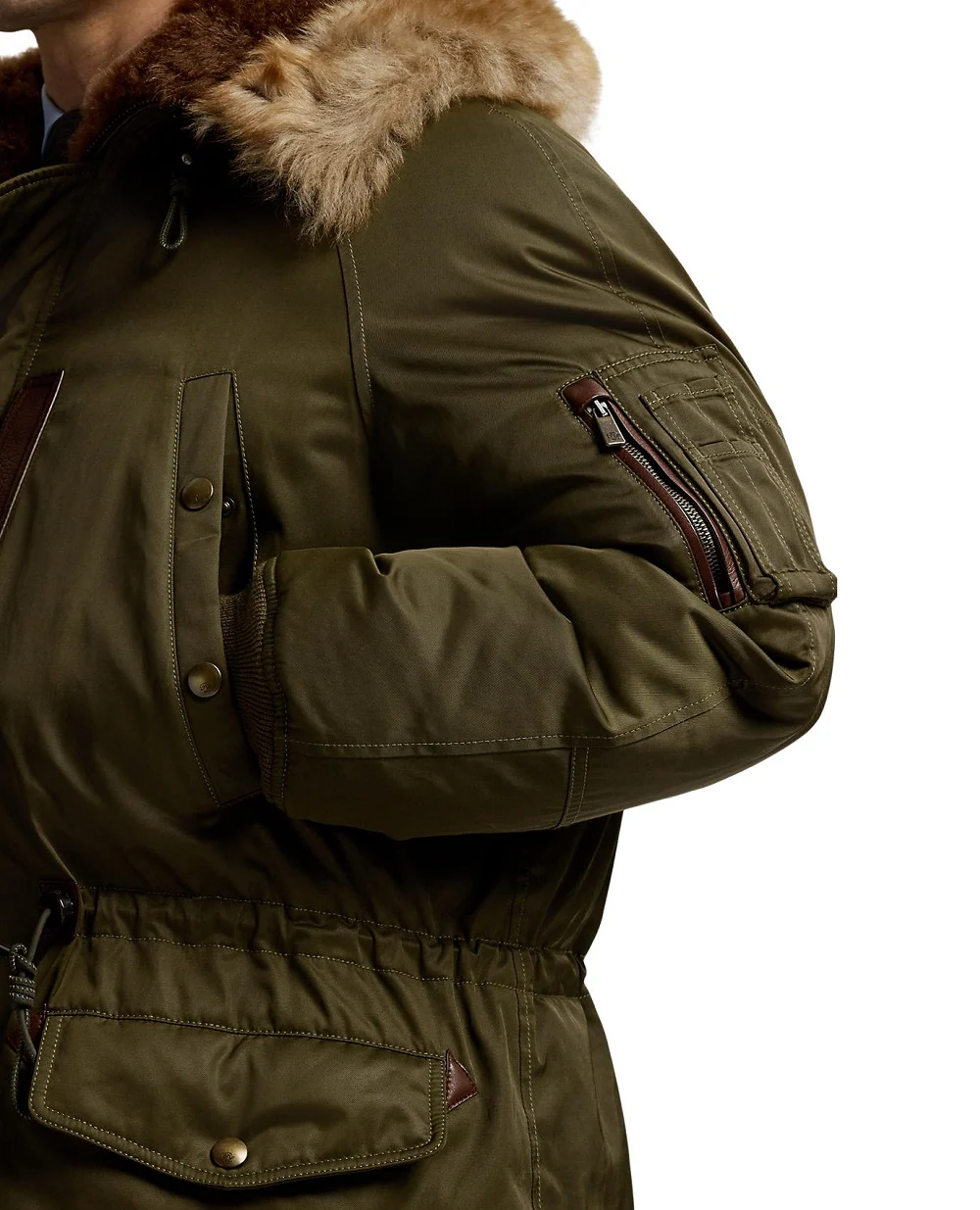 Парка Ralph Lauren Purple Label 790982905001, зеленый цвет • Купить в интернет-магазине Kameron
