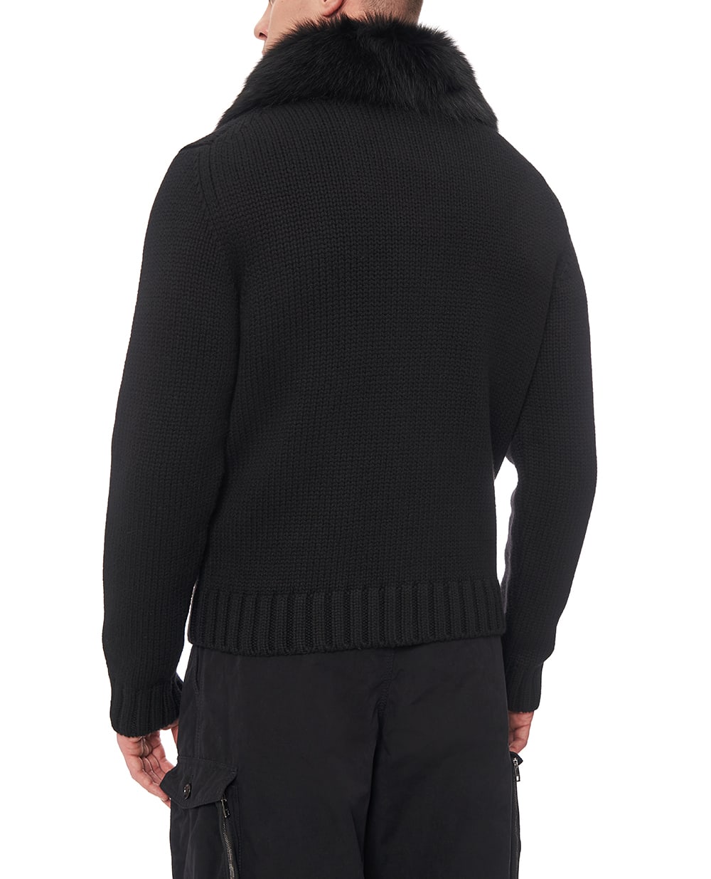 Куртка из шерсти Dolce&Gabbana GXVD3Z-JDVBZ, черный цвет • Купить в интернет-магазине Kameron