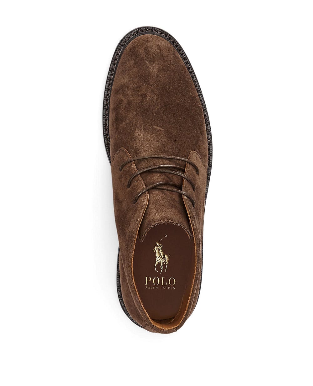 Ботинки из замши Polo Ralph Lauren 803945849002, коричневый цвет • Купить в интернет-магазине Kameron