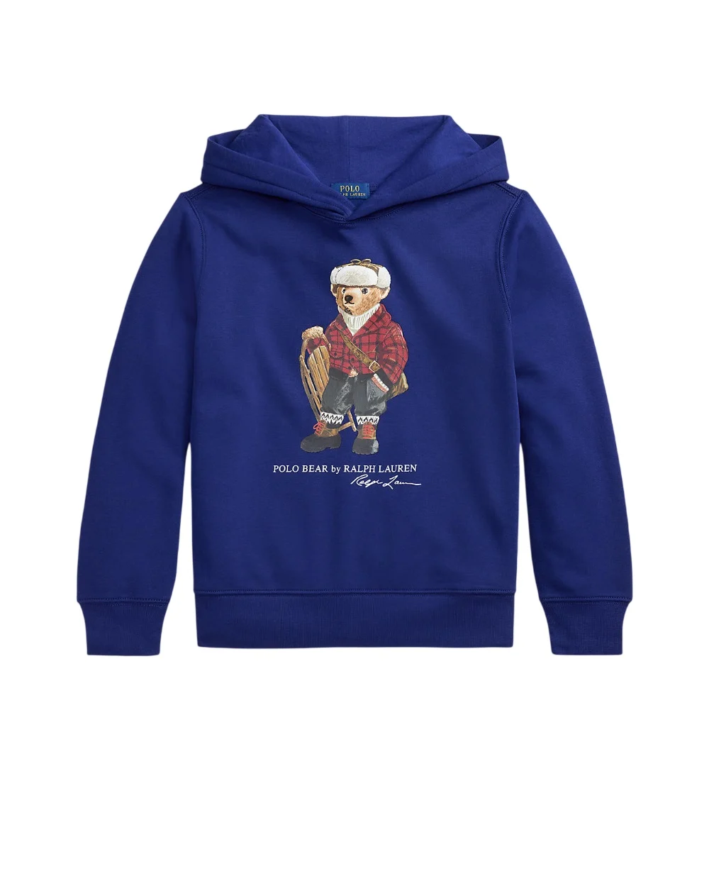 Детский худи Polo Bear из флиса Polo Ralph Lauren Kids 323981262001, синий цвет • Купить в интернет-магазине Kameron