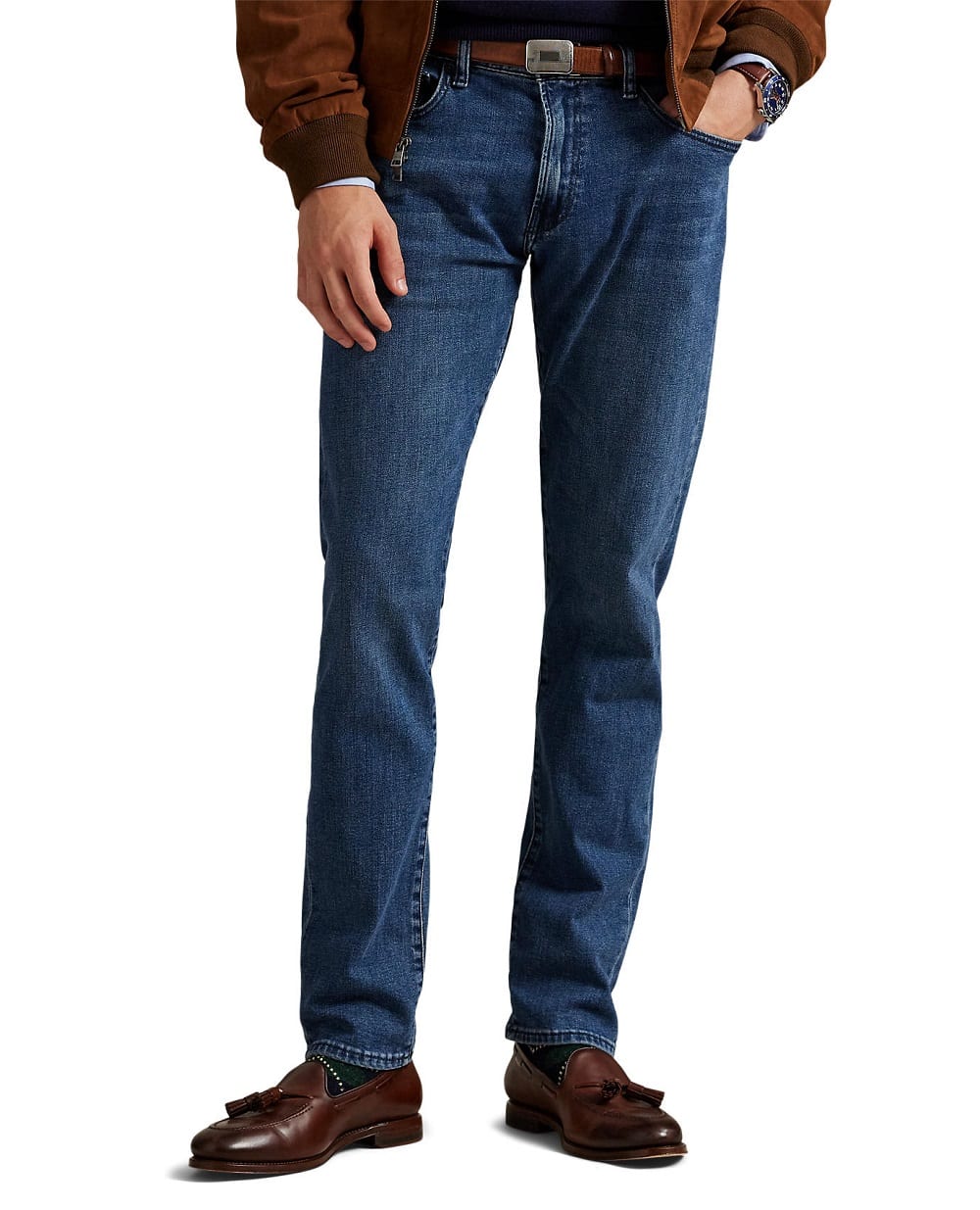 Джинсы Parkside Polo Ralph Lauren 710982147001, синий цвет • Купить в интернет-магазине Kameron