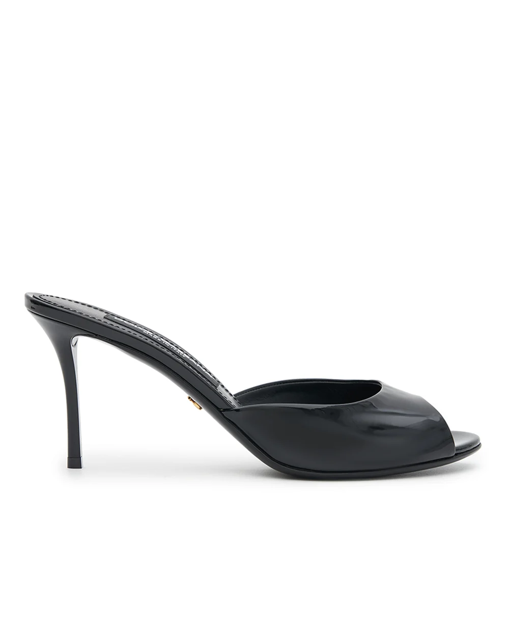 Мюлі Keira з лакованої шкіри Dolce&Gabbana CR2023-A1471, чорний колір • Купити в інтернет-магазині Kameron