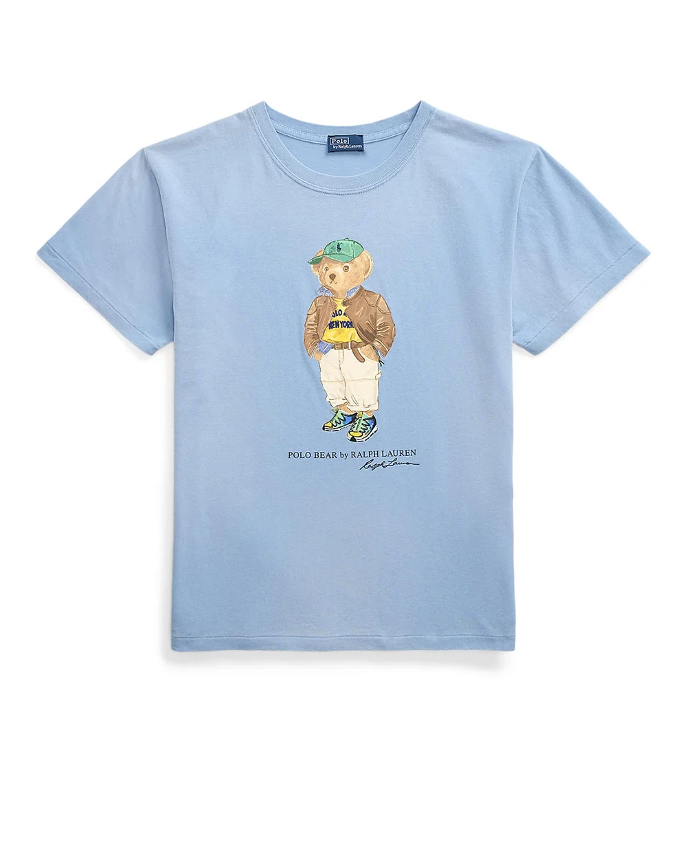 Футболка Polo Bear Polo Ralph Lauren 211971730001, голубой цвет • Купить в интернет-магазине Kameron