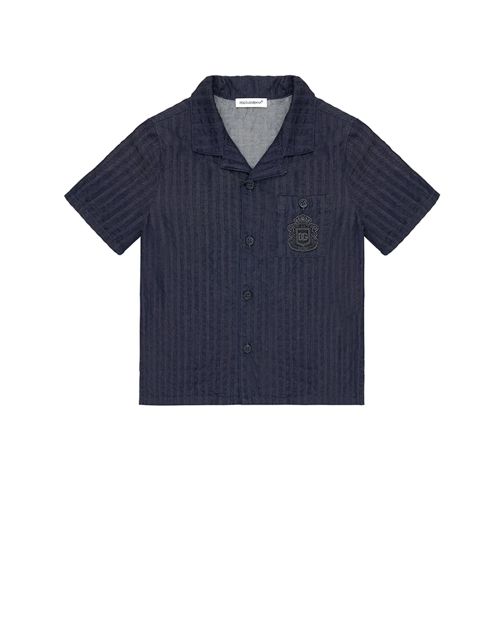 Детская рубашка (костюм) Dolce&Gabbana Kids L44S10-LDD54-B, синий цвет • Купить в интернет-магазине Kameron