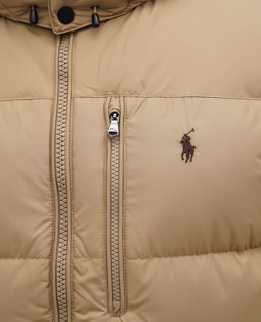 Пуховик Polo Ralph Lauren 710940237004, бежевый цвет • Купить в интернет-магазине Kameron