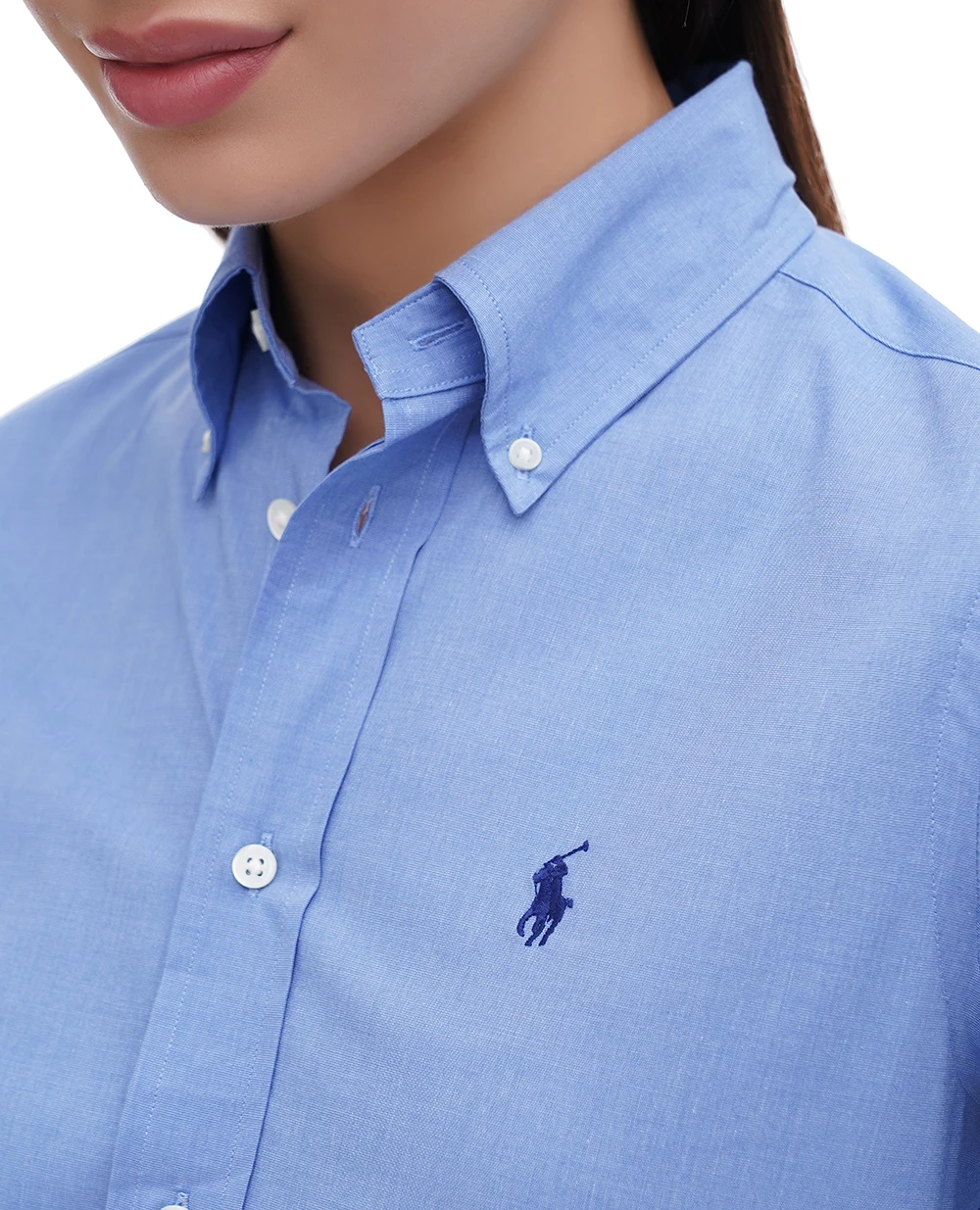 Рубашка Polo Ralph Lauren 211941509001, синий цвет • Купить в интернет-магазине Kameron