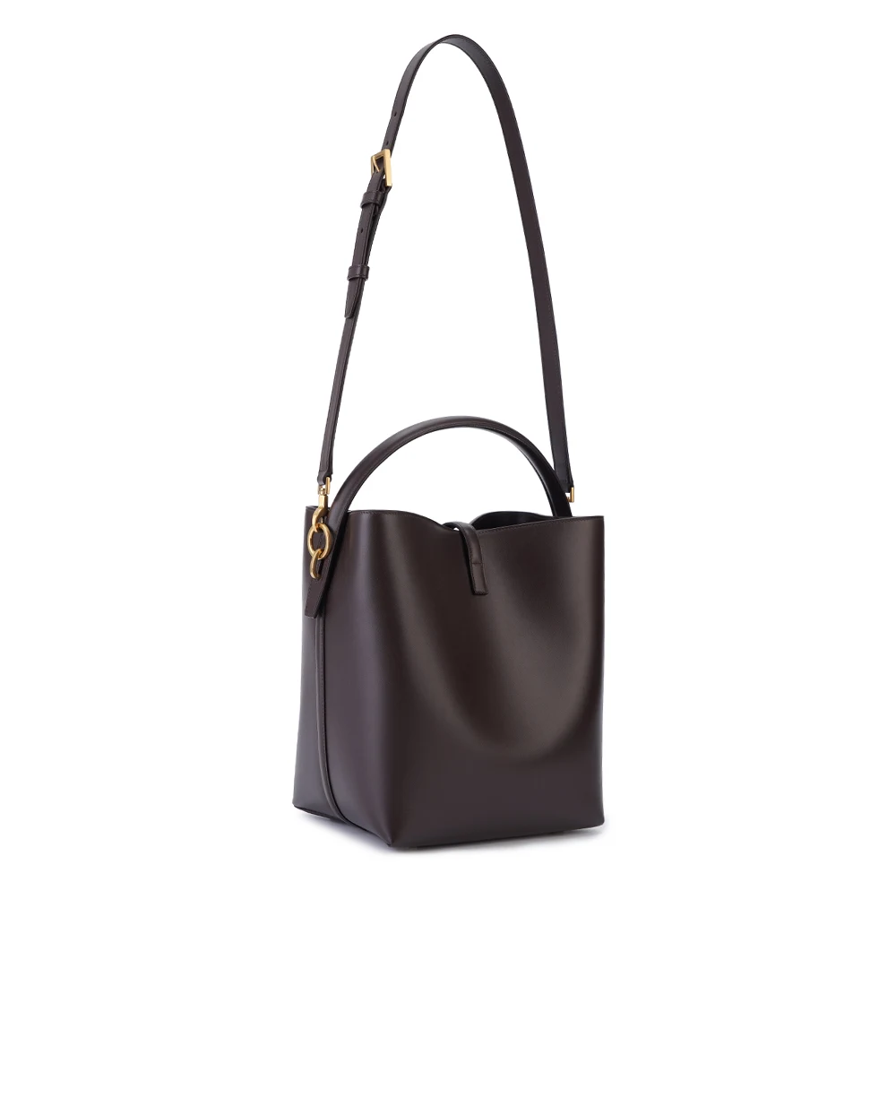 Кожаная сумка Le 37 Saint Laurent 742828-2R20W, коричневый цвет • Купить в интернет-магазине Kameron