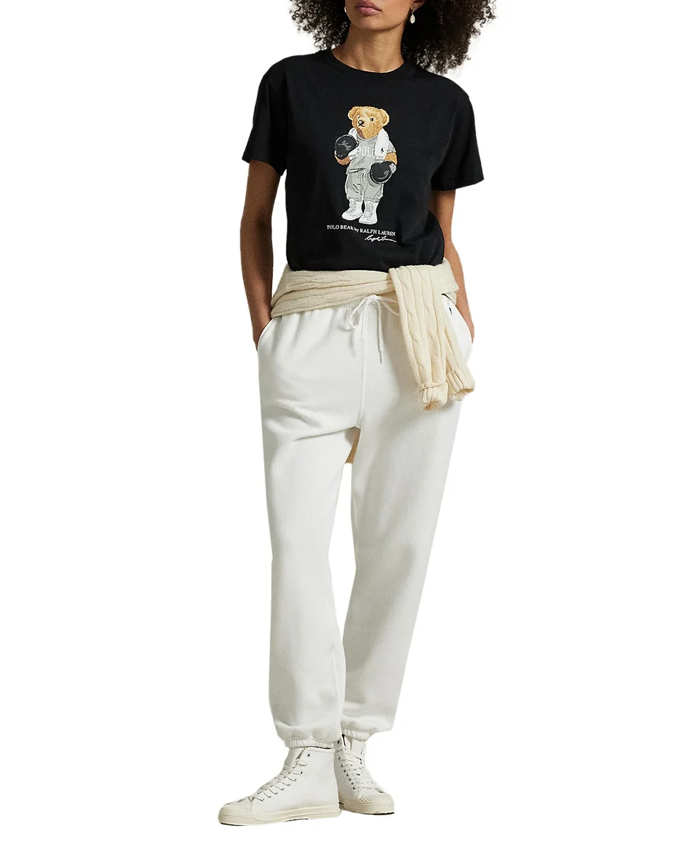 Футболка Polo Bear Polo Ralph Lauren 211971709001, черный цвет • Купить в интернет-магазине Kameron