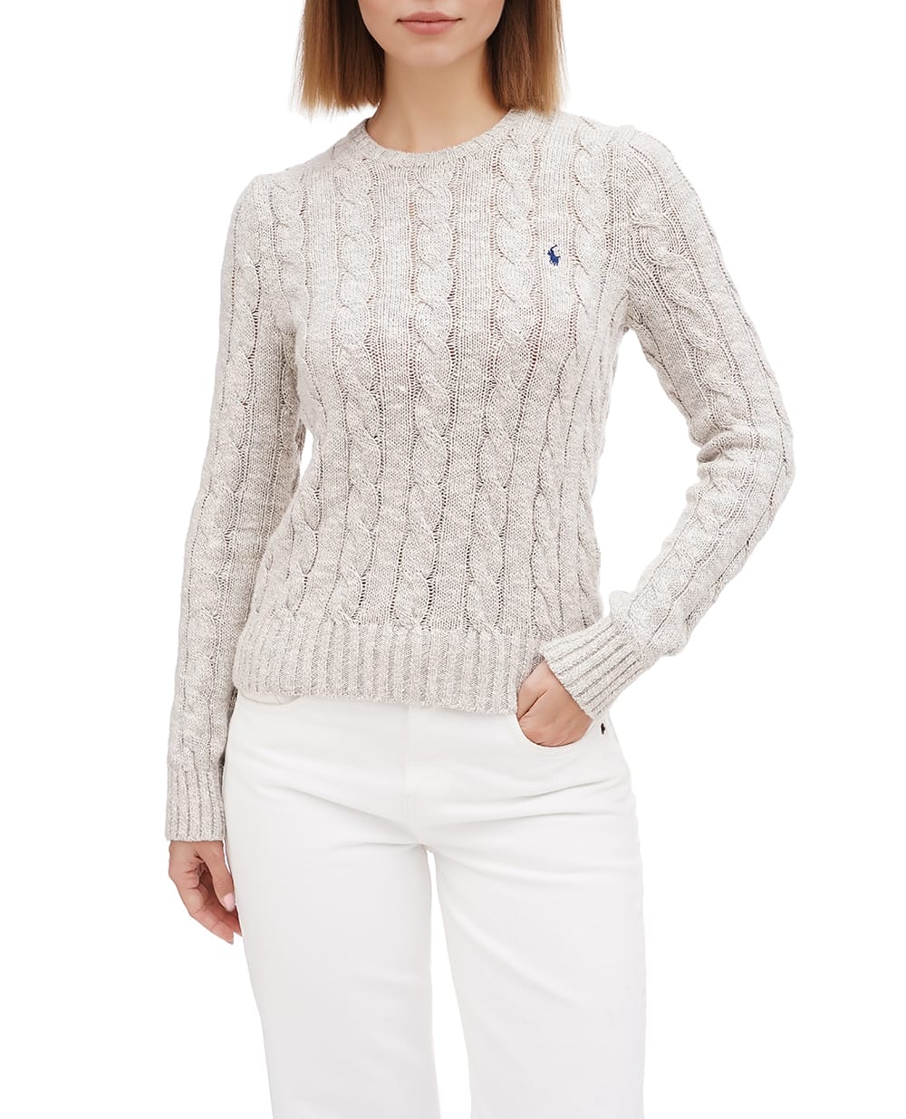 Джемпер Polo Ralph Lauren 211947924001, серый цвет • Купить в интернет-магазине Kameron