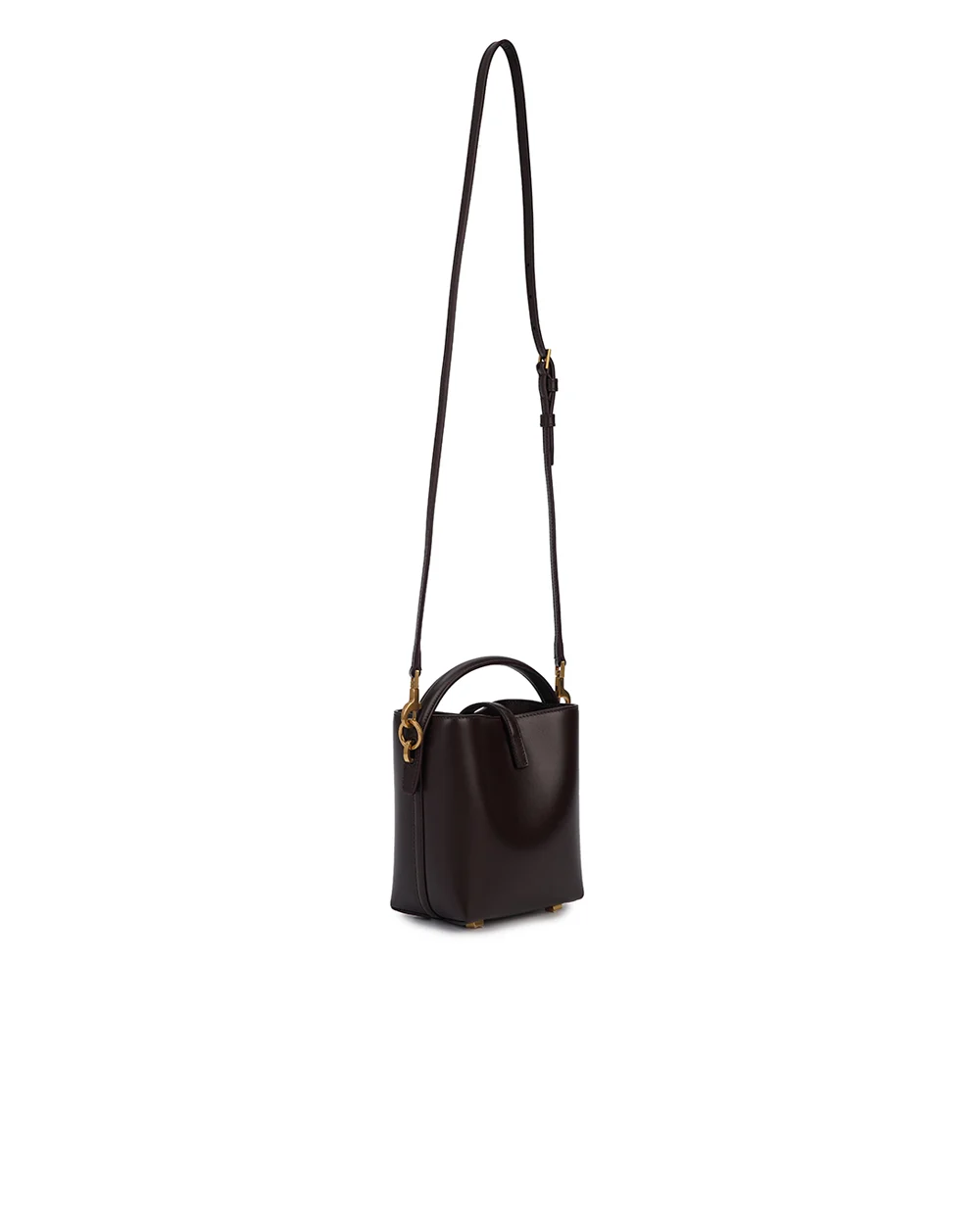 Кожаная сумка Le 37 Mini Saint Laurent 765870-2R20W, коричневый цвет • Купить в интернет-магазине Kameron