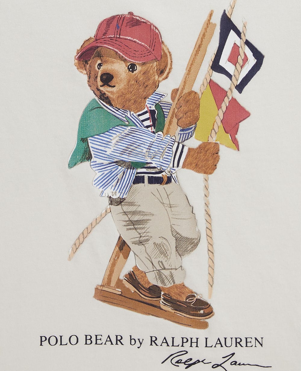 Дитяча футболка Polo Bear Polo Ralph Lauren Kids 322A12428002, білий колір • Купити в інтернет-магазині Kameron