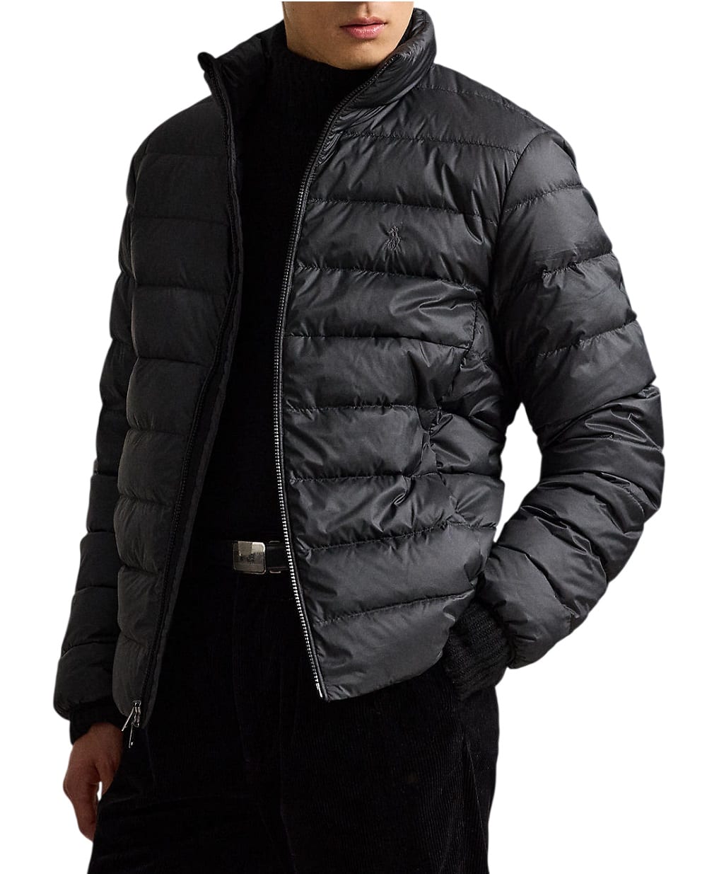 Стьобана куртка Colden Polo Ralph Lauren 710B20424003, чорний колір • Купити в інтернет-магазині Kameron