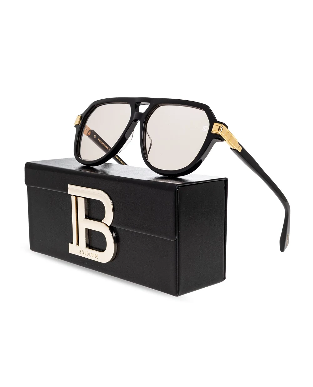 Солнцезащитные очки Françoise II Balmain BPS-184A-57-AF, черный цвет • Купить в интернет-магазине Kameron